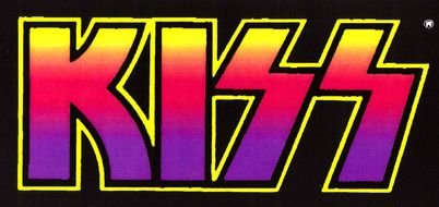 Ä°llustration of Kiss Band Logo