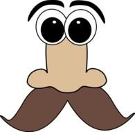 Cute Cartoon Nose Clip Art