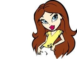 Cute Cartoon Girl