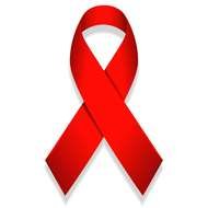 Aids red Ribbon drawing