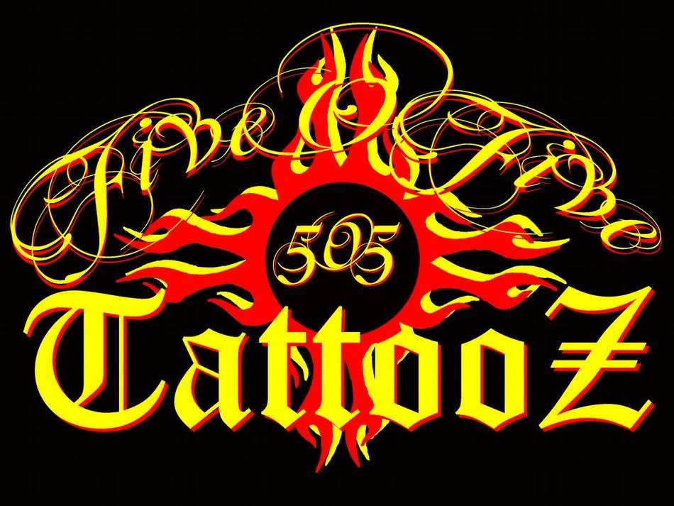 Colorful 505 TattooZ as a clipart