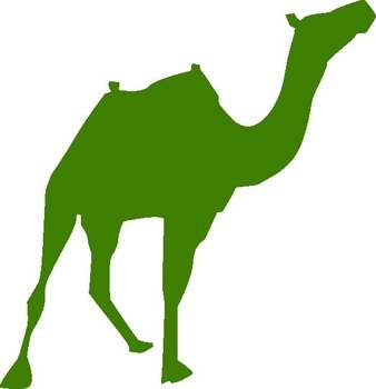 Camel Silhouette Clip Art