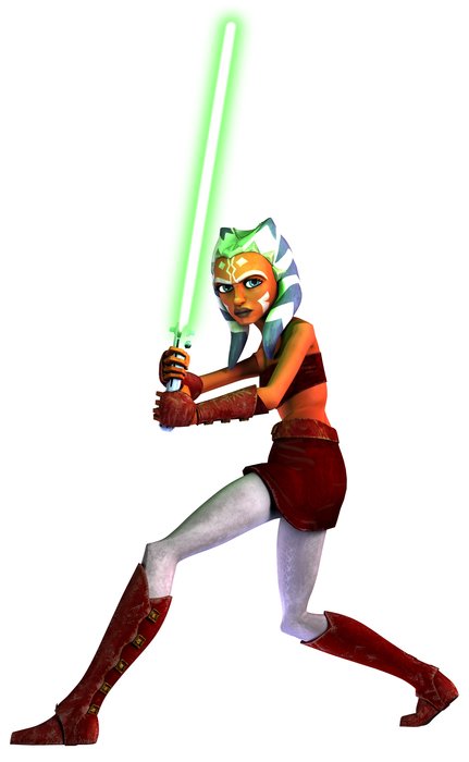 clipart of the padawan ahsoka tano