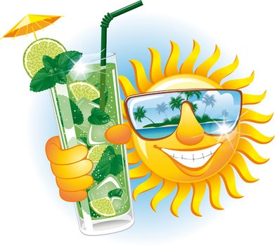 Funny Cartoon Sun Clip Art