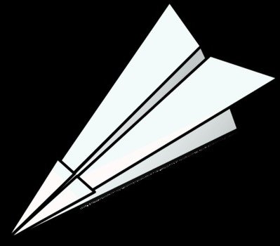 Paper Airplane Clip Art N3