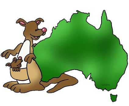 Australia Map Clip Art Free