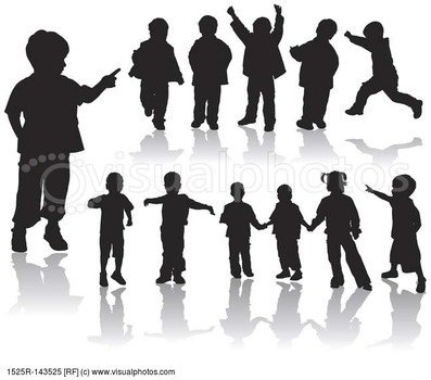 Boy And Girl Silhouette Clip Art N3