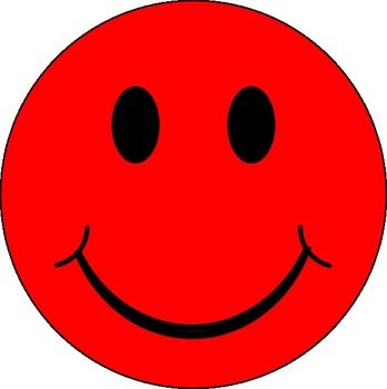 Red Smiley Face Clip Art N2