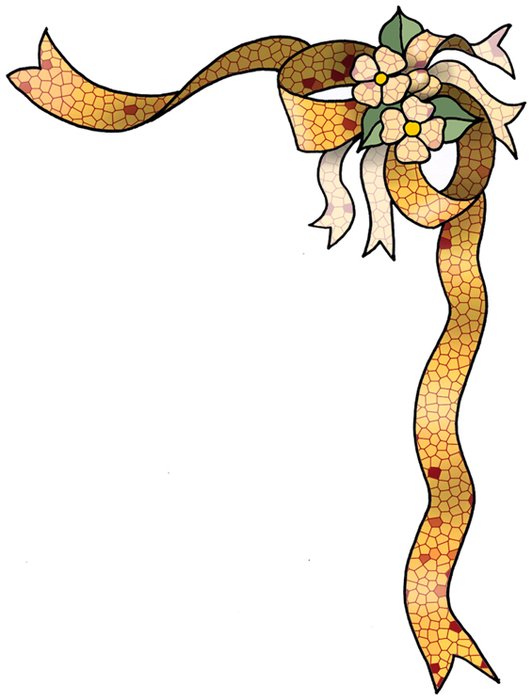 Ribbon Border Clip Art free image download