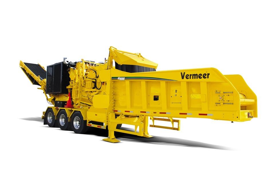 yellow horizontal grinder