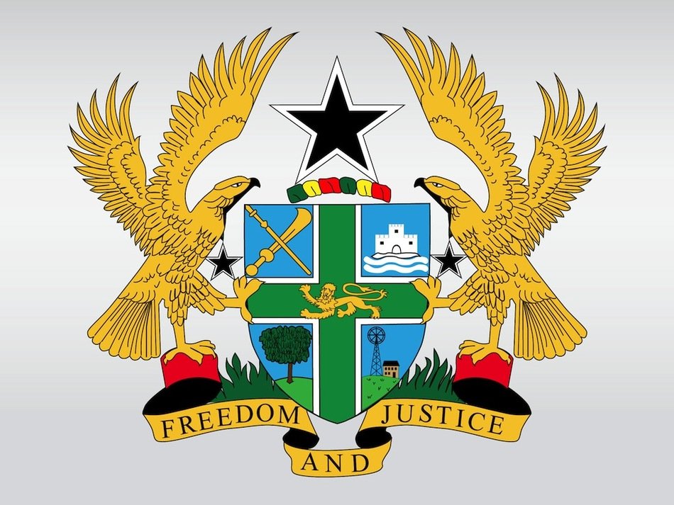Ghana Coat Of Arms drawing