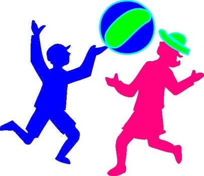 Boy Playing Ball Clip Art N2