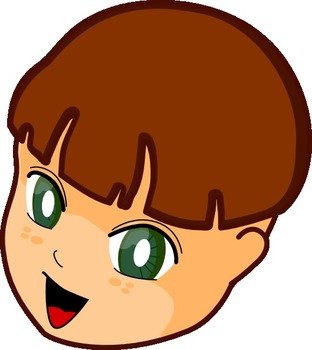 Little Anime Boy With Brown Hair