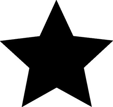 Star Clip Art Black And White N2