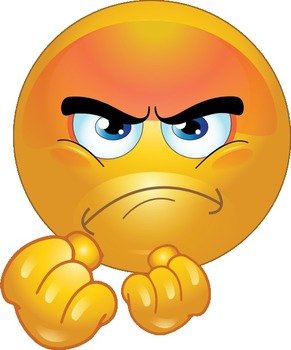 Angry Face Emoticon