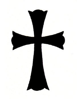 Solid Black Cross Tattoo Designs