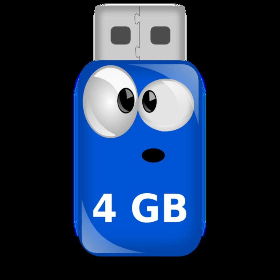 Cartoon USB Clip Art