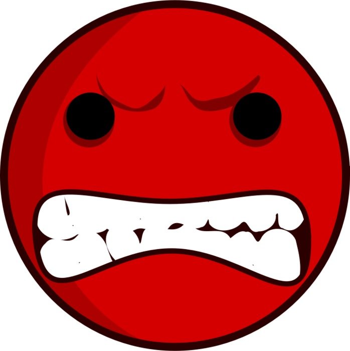 Angry Face Clip Art N6