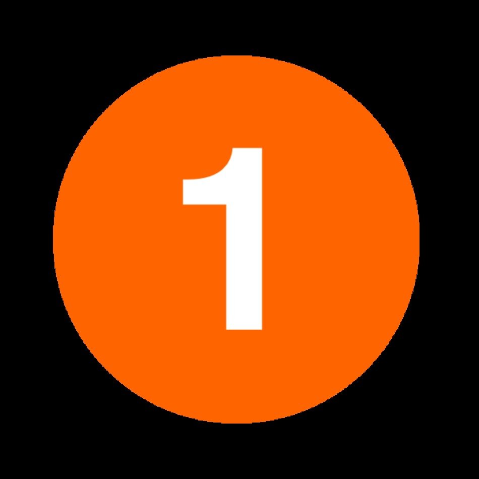 Number One Clip Art N2