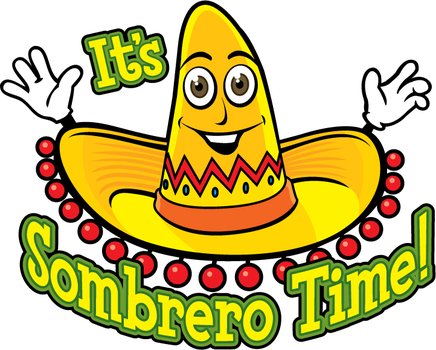 Cartoon Mexican Food