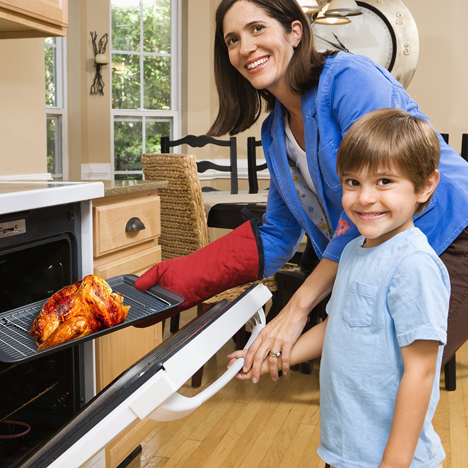 Baking Rack - Cooling Rack with FREE Tong Bundle, Stainless Steel , Non ...