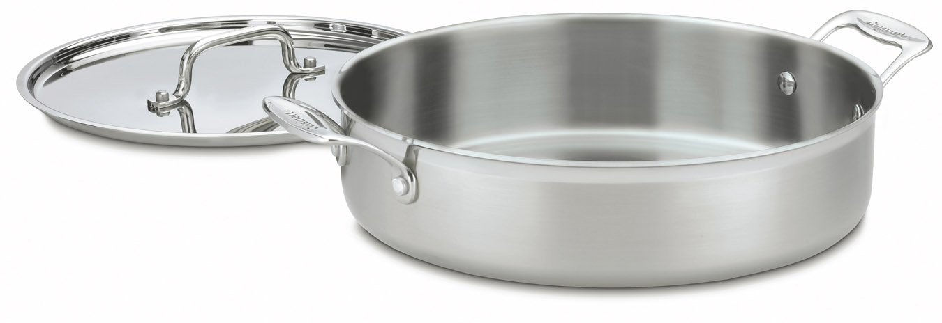 Cuisinart MCP55-30 MultiClad Pro Stainless 5-1/2-Quart Casserole with ...