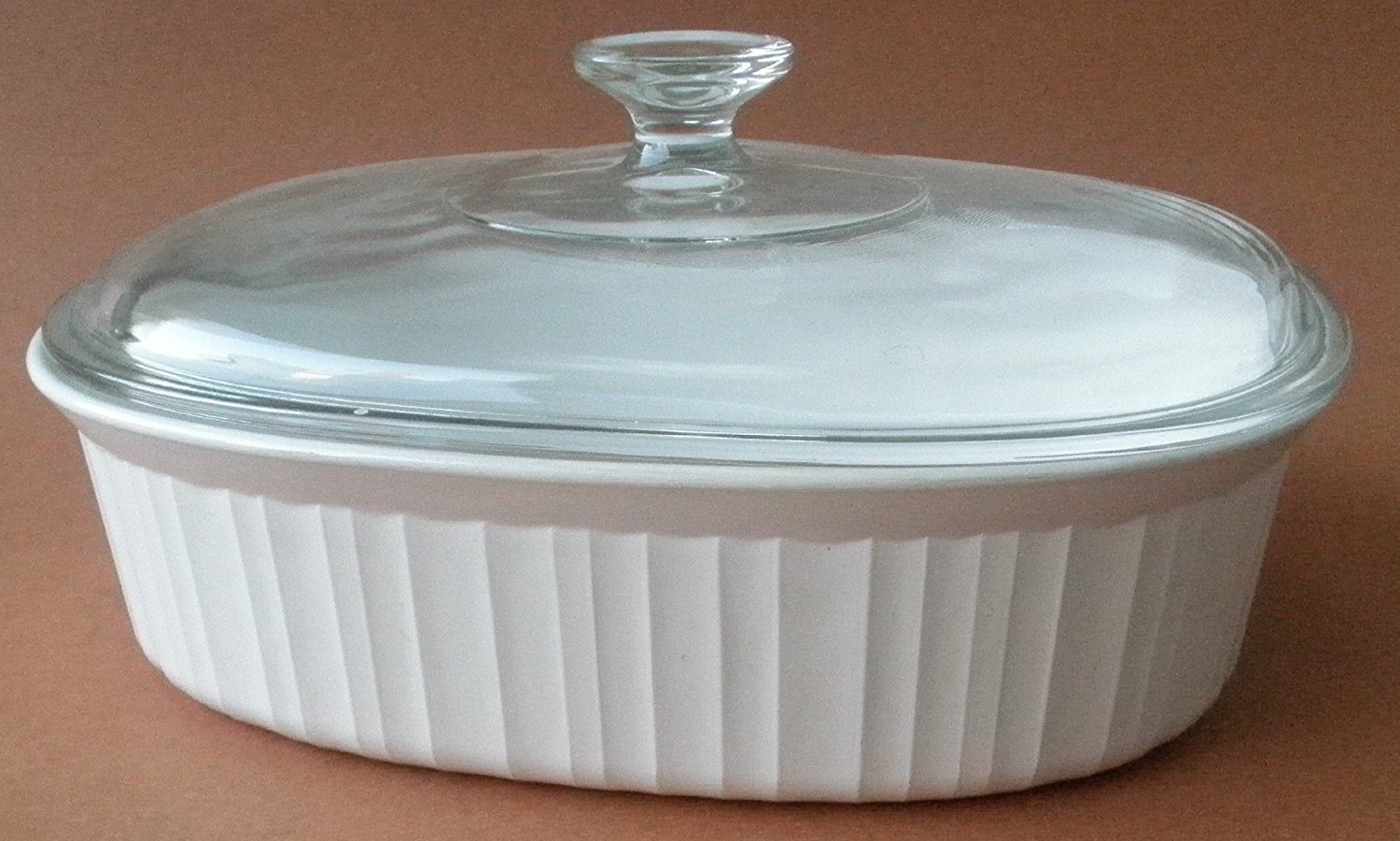 Corningware F-2-B 2.8 Liter Casserole Ovenware Dish W/ Clear Glass Lid ...