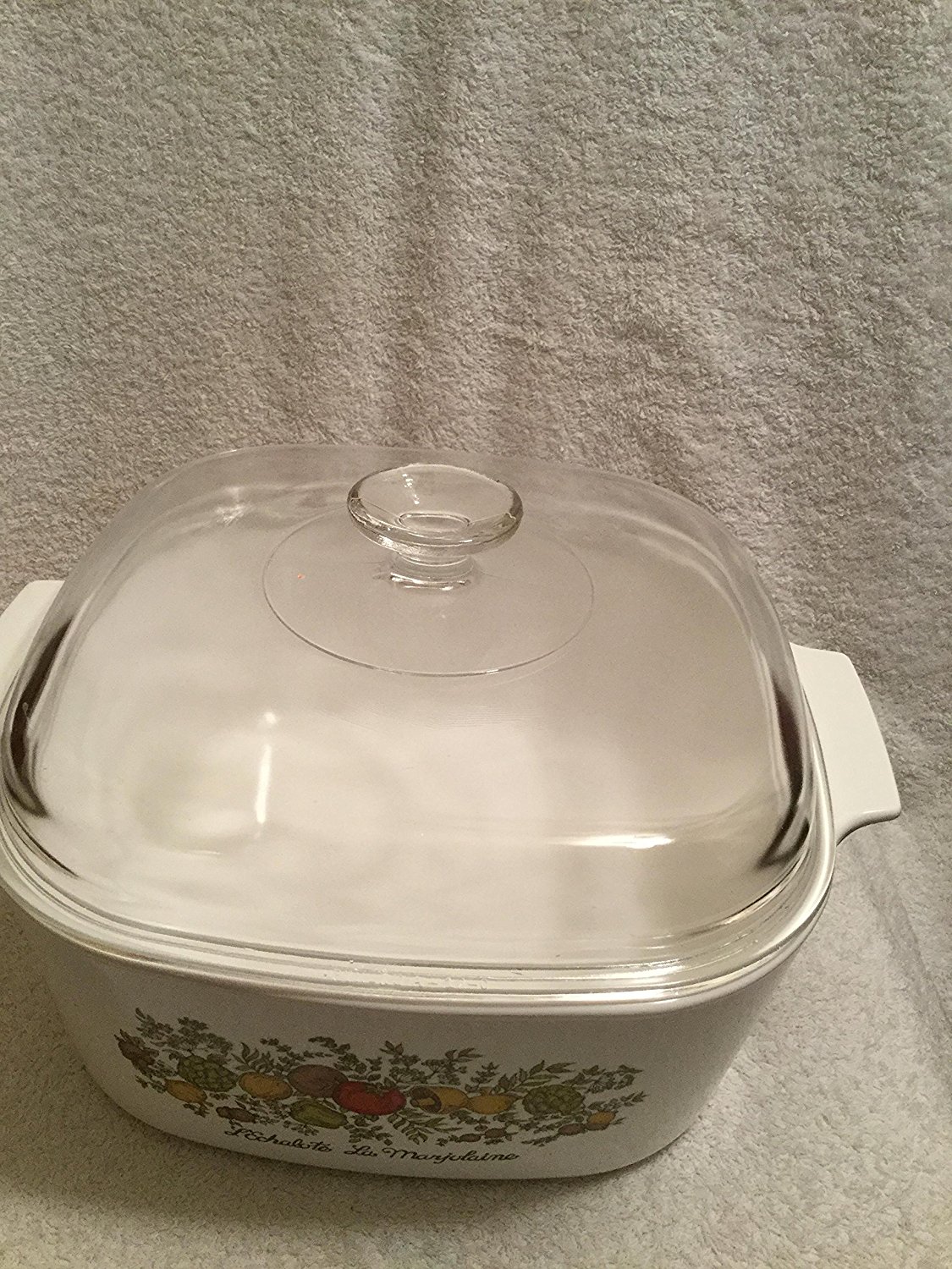 Vintage Corning Ware L Echalote La Marjolaine Casserole Dish 5 Liter With Lid N3 Free Image Download