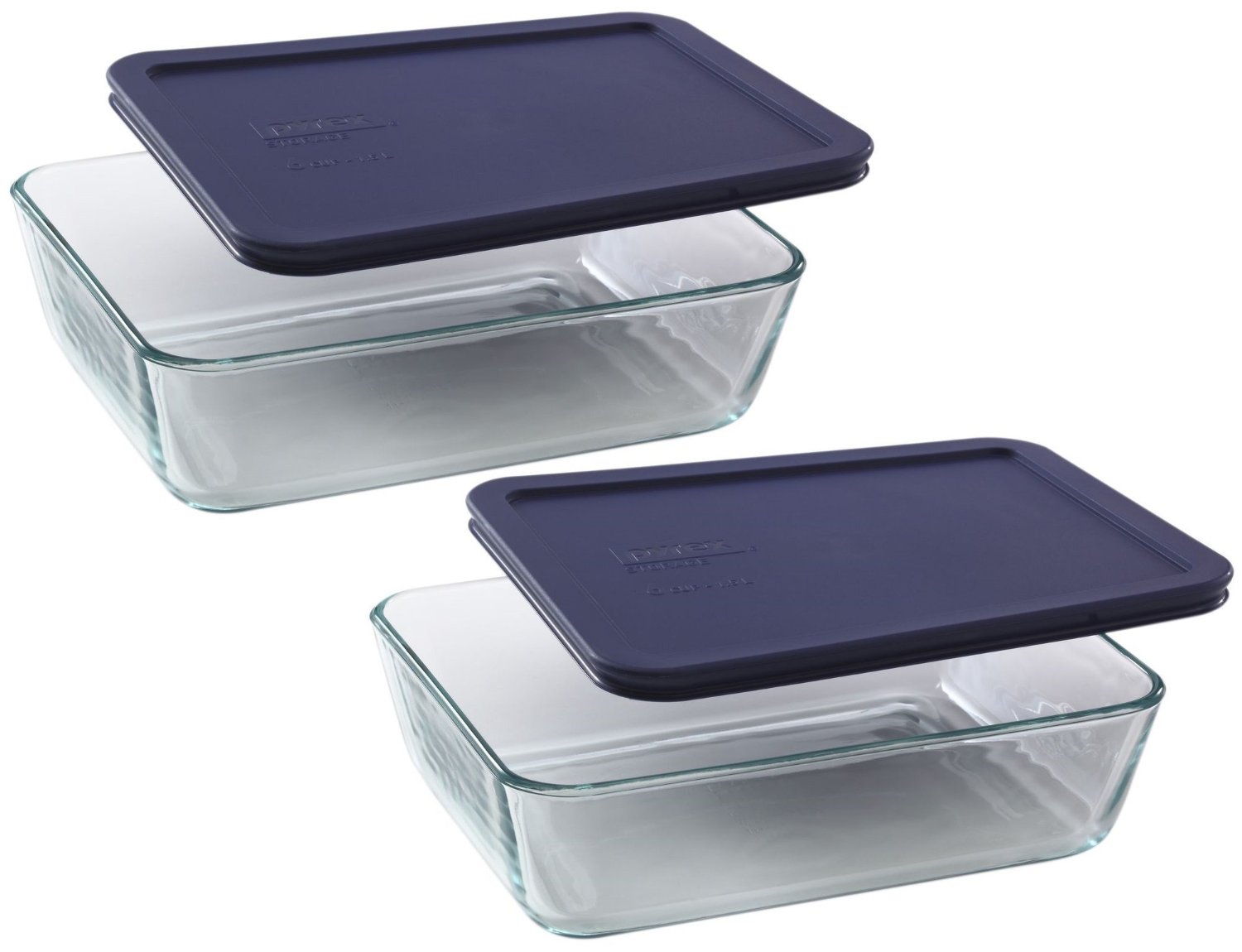 Pyrex Simply Store 4.8-Cup Rectangular Glass Food Storage Dish N4 free ...