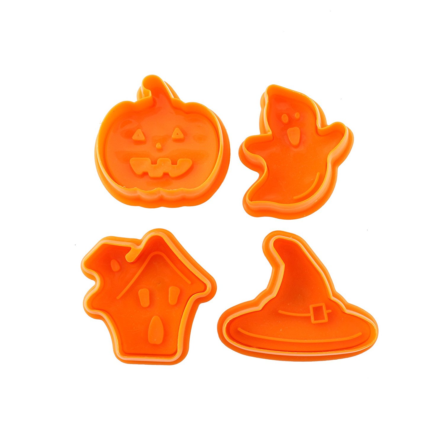 Halloween Fondant Cookie Plunger Cutters Biscuit Embosser Cake Topper ...