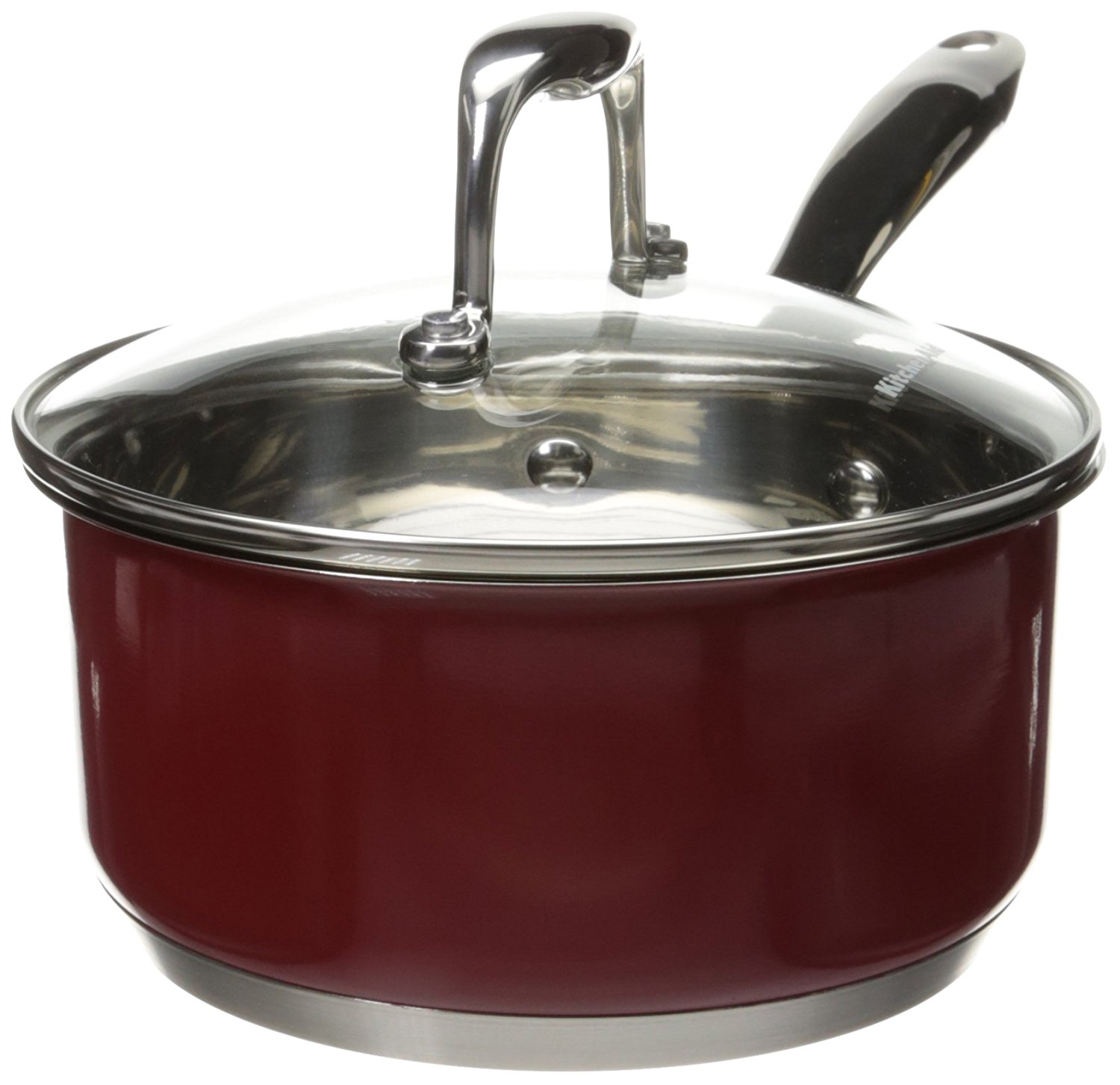 Kitchenaid Kcs60lcer Stainless Steel 6 0 Quart Low Casserole With Lid Cookware Empire Red N15