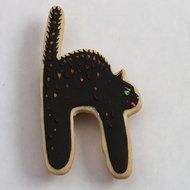Halloween Cat Cookie and Fondant Cutter - Ann Clark - 5.9 Inches - US Tin Plated Steel N2