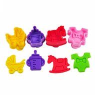 FOUR-C Cookies Stamper Plunger Baby Supplies Cookie Model Cutters Cookie Molds Cutter Set for Cookie Decorating...