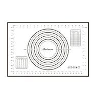 Daixers Silicone Baking Mats Large 23.62" x 15.74" ,Non Stick Non Skid Pastry-Mat with Measurements (Red) N12