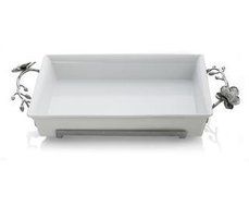 Michael Aram 3 Quart White Orchid Casserole