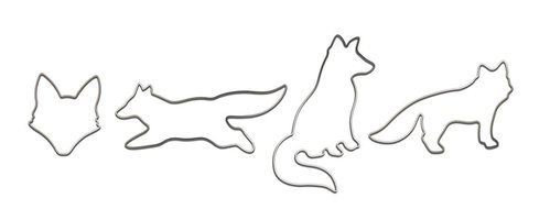 Fox Run Dogs Cookie Cutter Set N8