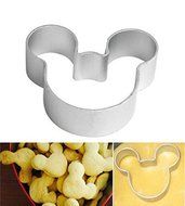 CXFashion Metal Animal Mickey Mouse Shape Cookies Cutters Biscuit Cutter Cake Decorating Baking Mold(Mouse Shape)