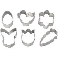 Wilton 2308-0551 6-Piece Easter Cookie Cutter Set, Mini, Assorted N2