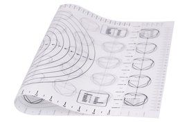 Large Dltsli Professional Silicone Baking Mat with Measurements, Non-stick Pastry Mat to Countertop for Rolling... N9
