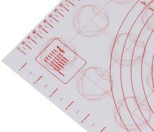Large Dltsli Professional Silicone Baking Mat with Measurements, Non-stick Pastry Mat to Countertop for Rolling... N16