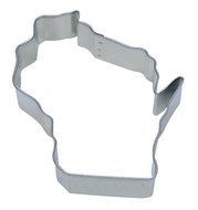 R&amp;M Wisconsin State Cookie Cutter in Durable, Economical, Tinplated Steel