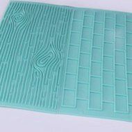 Gaosaili The Tree Bark and Brick Wall Impression Moulds Cake Press Mould N5