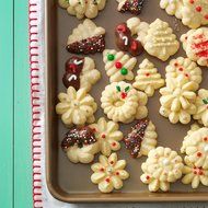 Christmas Cookies Press Dough Cookie Maker Gun Set with 12 Fun Shaped Cookie Cutter Tips for Icing, Includes Silicone... N8