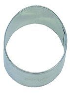R&amp;M Easter Egg 2.5&quot; Cookie Cutter in Durable, Economical, Tinplated Steel