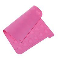 Silikomart Silicone Wonder Cakes Collection Macarons Baking Mat with 24 Disposable Piping Bags, Hearts N4