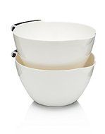 Francois et Mimi Set of 2x Comfort-Grip 4-Quart Mixing Bowl Set