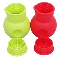 Silicone Chocolate Melting Pot Melt Butter Heat Milk Sauce Microwave Set of 2 N2