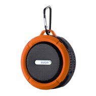 Orange Waterproof Bluetooth Wireless Suction Cup Speaker Loudspeaker Sound Box Boombox Stereo Audio Player Portable