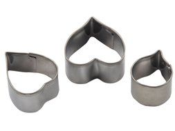 FOUR-C Gum paste Tools Pansy Fondant Cutter Set Sugar Flower for Cake Decorating Color Silver N2