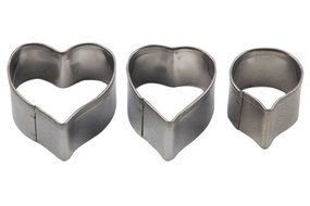 FOUR-C Gum paste Tools Pansy Fondant Cutter Set Sugar Flower for Cake Decorating Color Silver N3